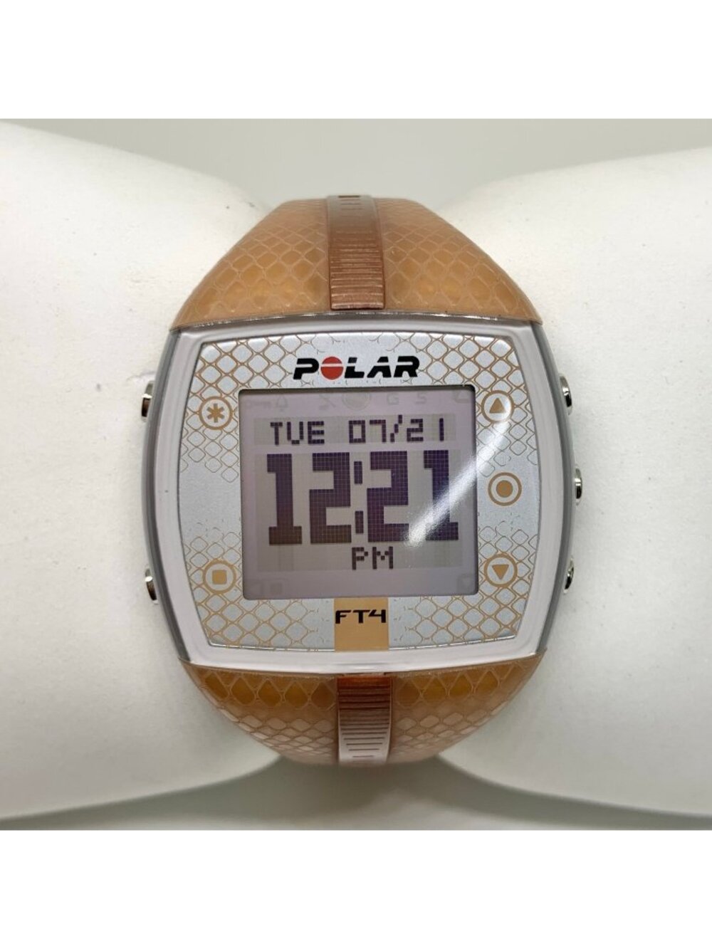 Polar FT4 Digital Watch Heart Rate Monitor digital 38mm Brown band running